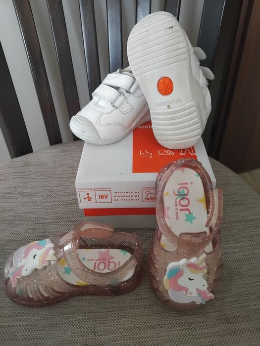 Детски обувки за прохождане Biomecanocs 19 + подарък сандали