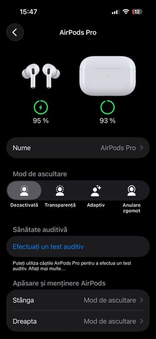Căști wirless Apple AirPods Pro2