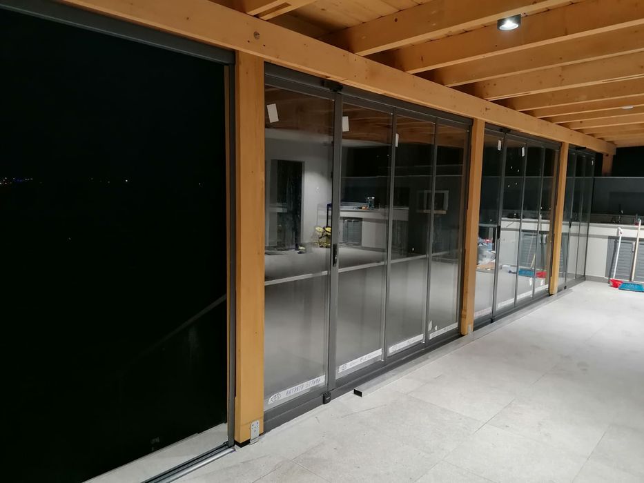 INCHIDERE terasa sticla glisanta securizata geam termopan