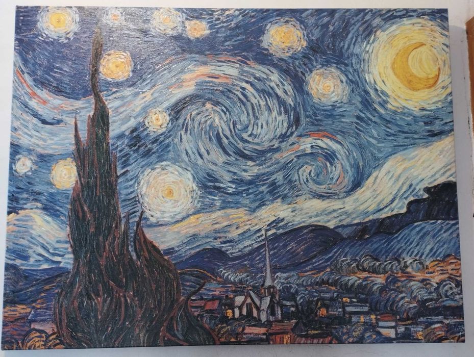 Картина Vincent van Gogh - The Starry Night - Звездна нощ