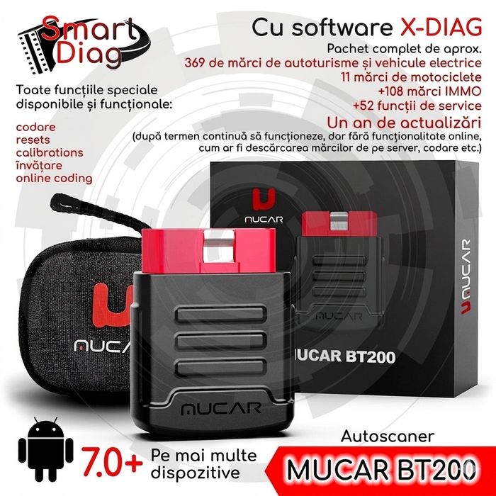 Mucar BT200 (bluetooth 4.2), X-Diag