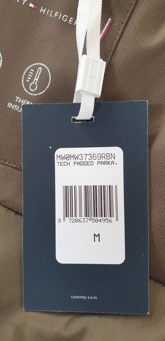 Tommy Hilfiger Tech Parka Parka M НОВО ОРИГИНАЛ Мъжко Зимно  Яке - Пар