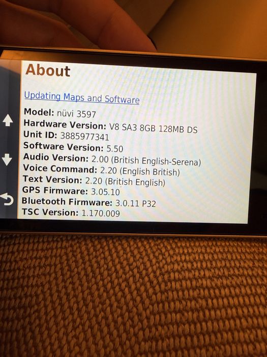 GARMIN GPS - nuvi 3597 LMT