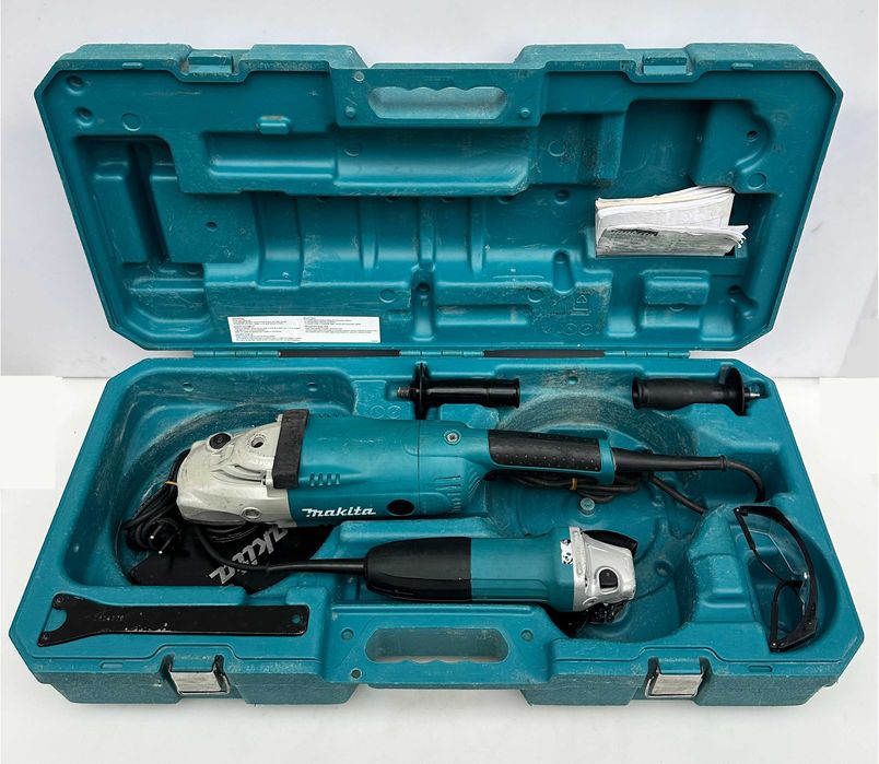 Makita GA9020R + Makita GA5030R - Голям и малък ъглошлайф
