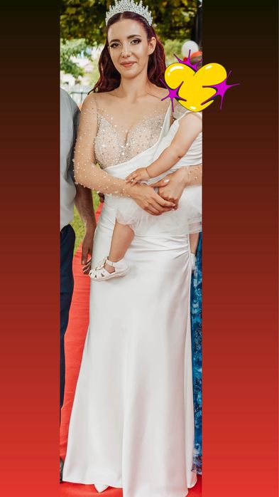 Rochie de mireasa tip sirenă
