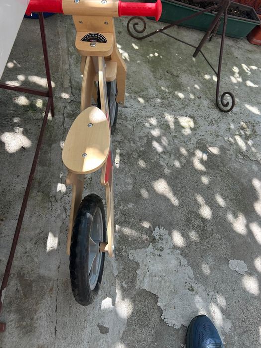 Bicicleta de echilibru lemn