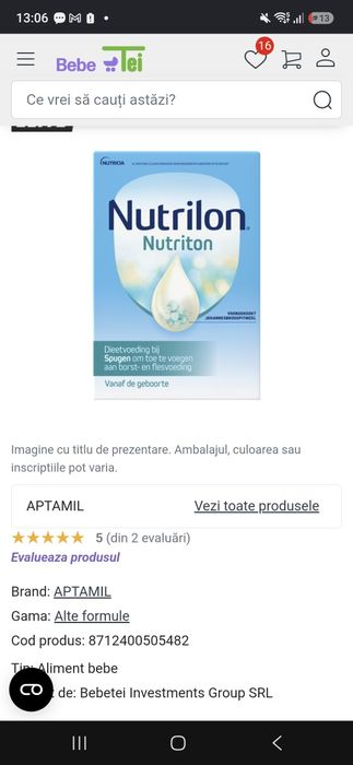 Nutrilon - 5 buc