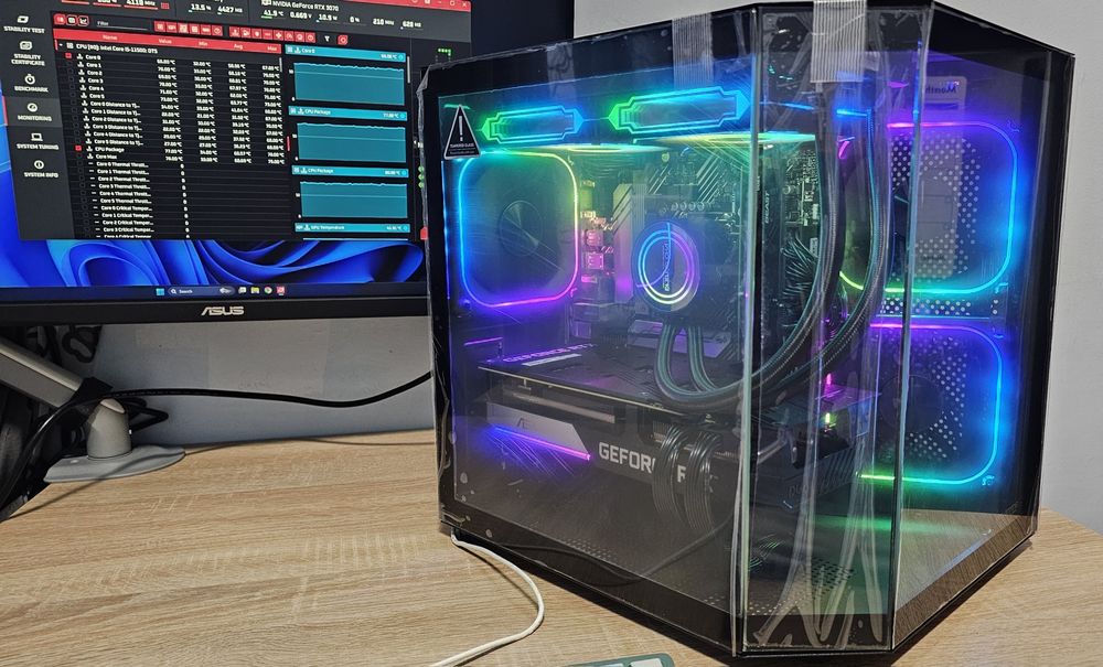 Pc Gaming Intel I5 11500(12400),32 gb 3200Mhz,Asus Rtx 3070,1Tb SSD