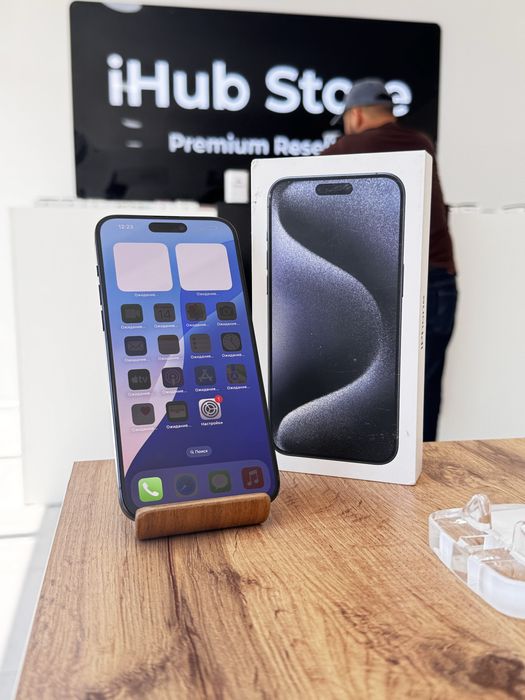 Айфон15ПроМакс•512 гб/92%көк(титан)