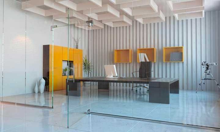 Перегородки стеклянные для офисов