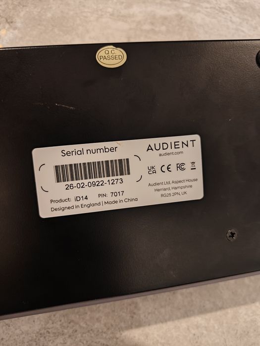 Audient iD14 MKII interfață audio usb