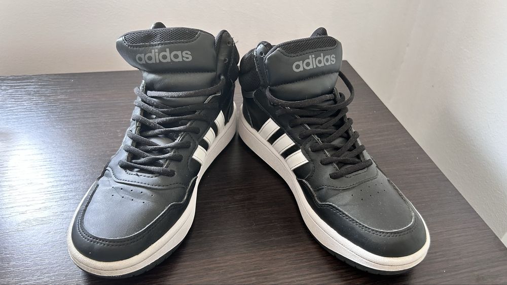 Adidași/Sneakers HOOPS 3.0 MID GW3020 Negru