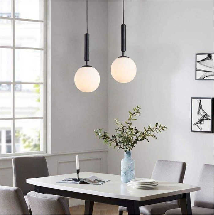 Висяща лампа Сребърна, модерна, кухненски остров индустриална, селска,