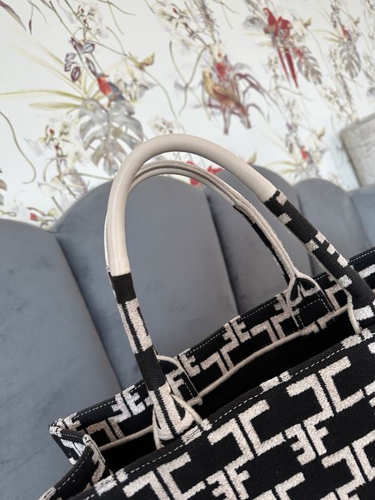 Geanta Elisabetta Franchi Monogram medie