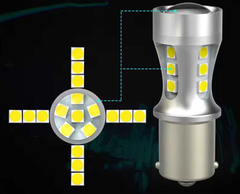 BA15S LED крушки