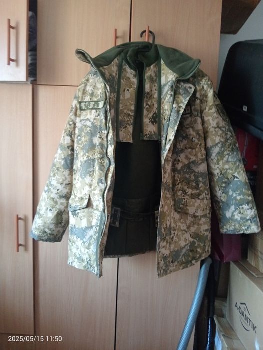 Зимний комбинезон с бушлатом