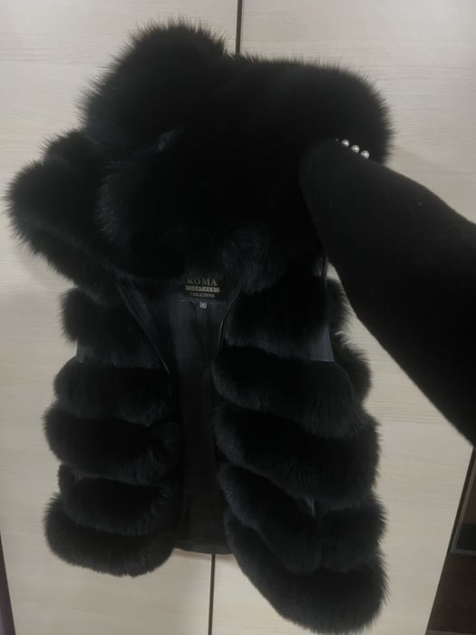 Vesta din blana naturala