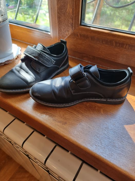Туфли школьные кожаные