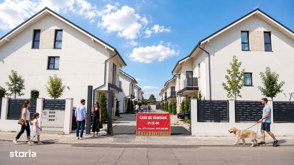 Casă premium P+1+M | 3 dormitoare |Complex restrâns Bragadiru–Dantelei