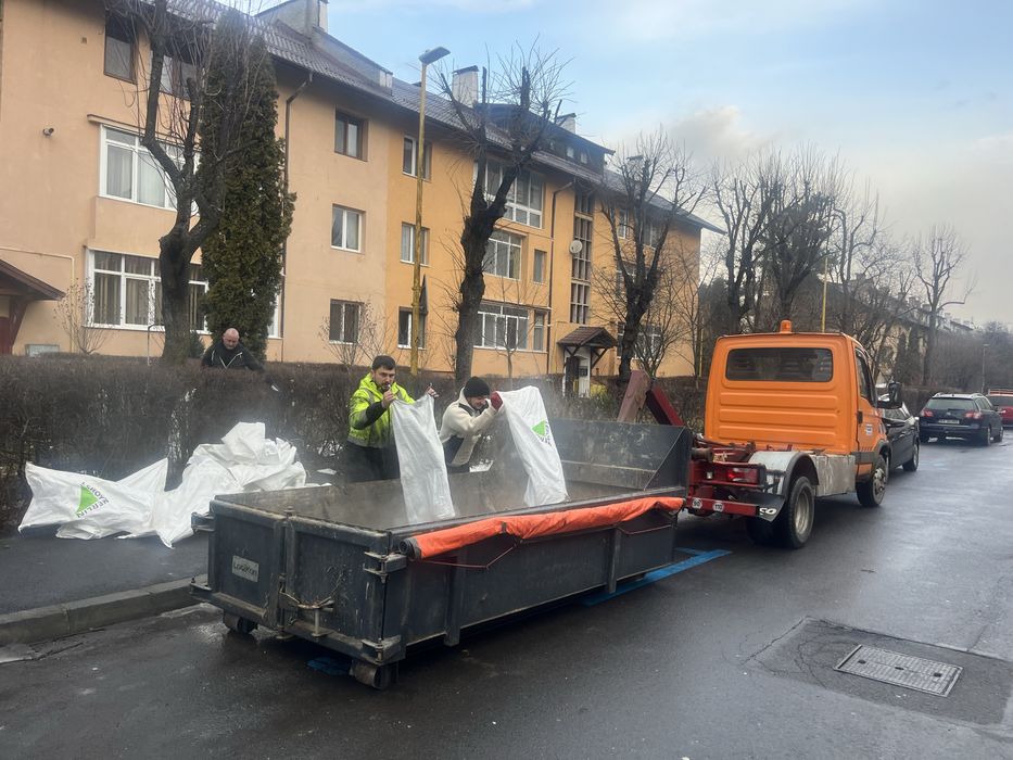 Transport basculabil - pamant vegetal, nisip, piatra,moloz