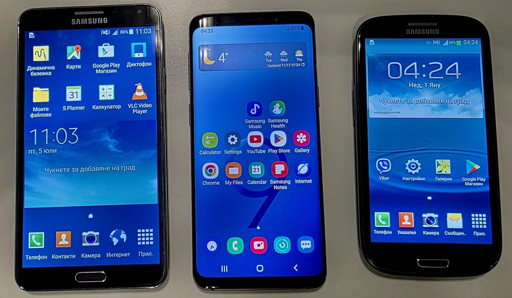 Galaxy S3, S9 и Note3 в комплект за части