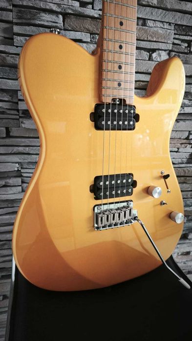 Chitara electrica Eart Elektro TL-380 GOLD - nouă