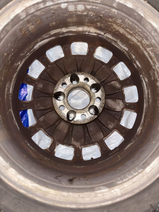 Set jante aliaj Mercedes 7.5Jx16 ET42 5x112 + anvelope 225/55 R16