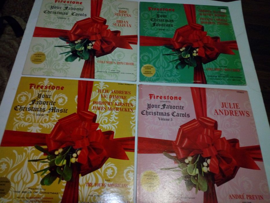 Discuri vinil de craciun SUA  in stare ca nou editie limitata