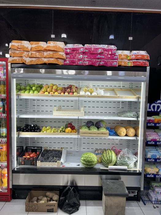 витрина холодильник горка