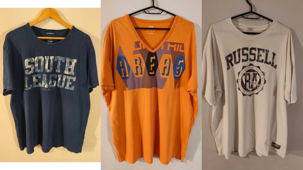 Мъжки тениски голям размер  Tom Taylor Russell Athletic