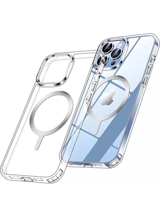 Iphone 14/15/16E/16/17 PRO MAX Plus Husa Cerc Magnetic Hard Plastic Ma