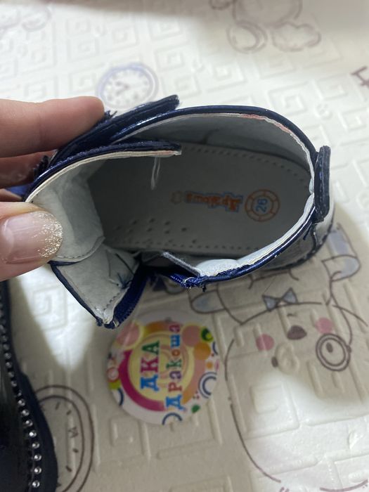 детские весенние сапожки