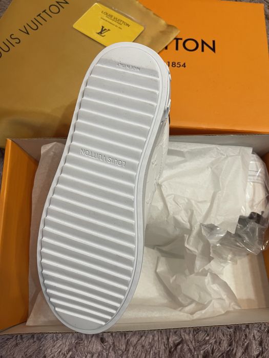 Adidasi Louis Vuitton piele naturala