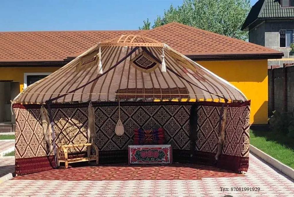 Продам или сдам в аренду юрты, 6 канат, а также алтыбакана. Полу юрты