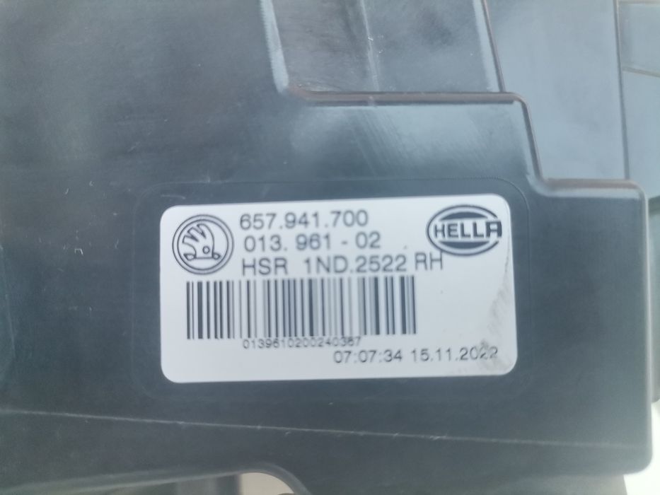 Proiector ceață Skoda Scala