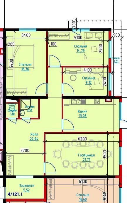 125000у.е Самарканд Дарваза 4 хона Новостройка Коратош Дружба 121м2