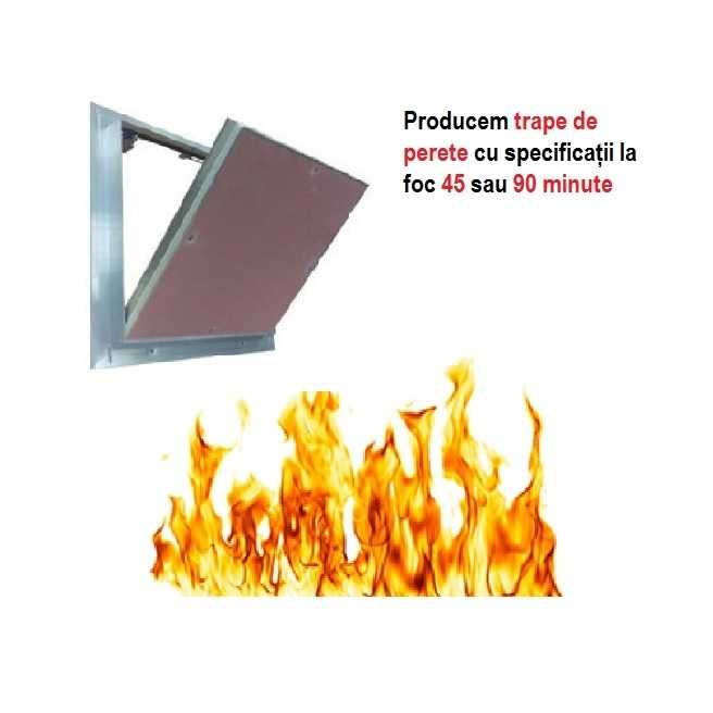 Producem trape de vizitare EI45 (EI30) pt pereti si ghene instalatii