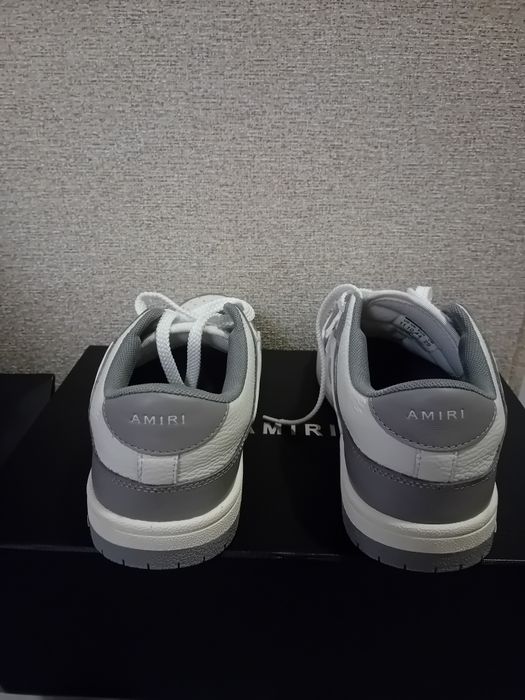 Amiri skeleton low grey