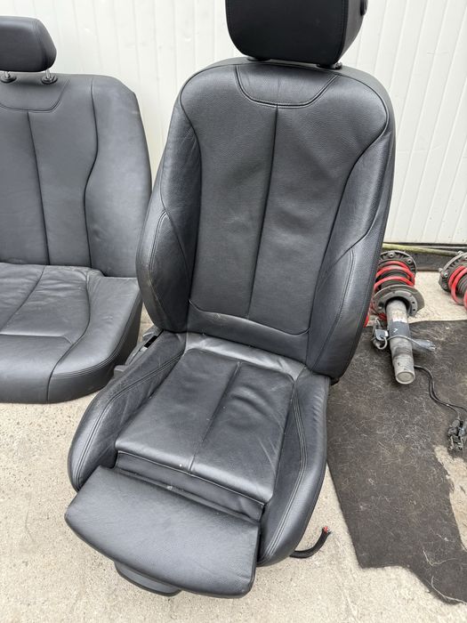 Рекаро салон bmw f30 бмв ф30 черен рекаро салон с подгрев rekaro