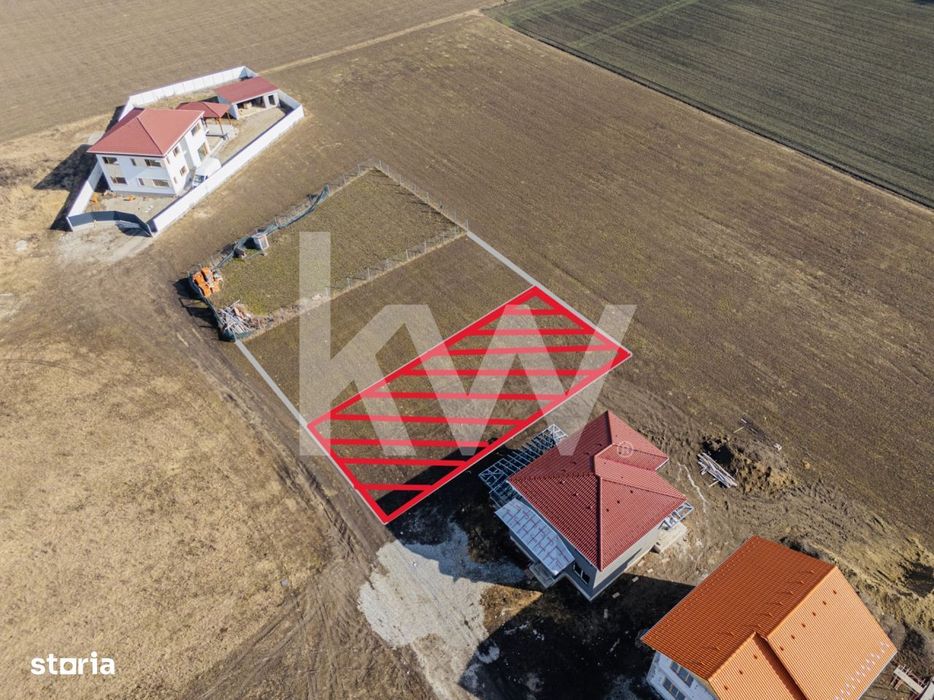 Teren intravilan 585mp Sanpetru, panorama Lempes si padure, Comision 0
