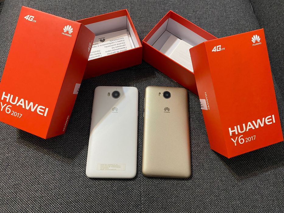 Huawei Y6 2017 бял и златист
