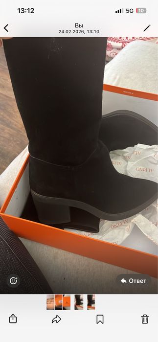 Продам сапоги новые