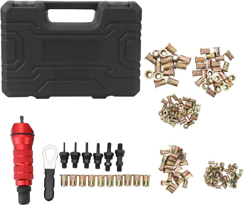 Set adaptor nituitor portabil cu 6 capete interschimbabile