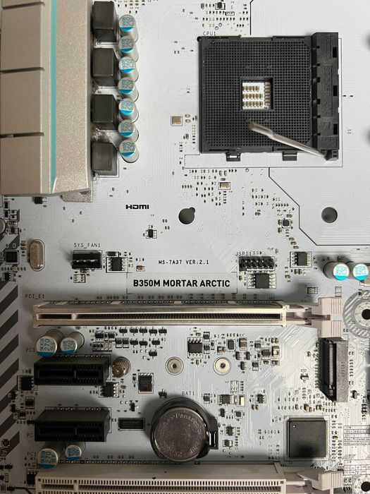 Placa de baza MSI B350M MORTAR ARCTIC