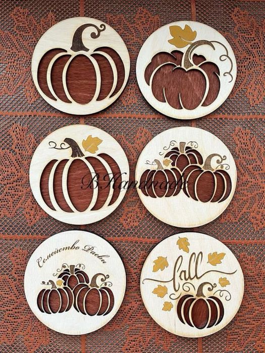 Дървени подложки за кафе/чай/основно ястие