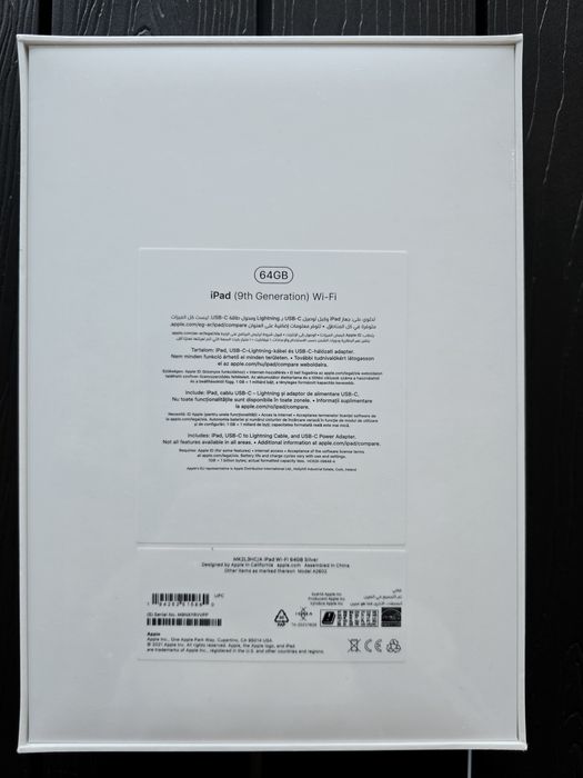 Apple iPad 9 (2021), 64 GB, Wi-Fi, Silver , sigilata