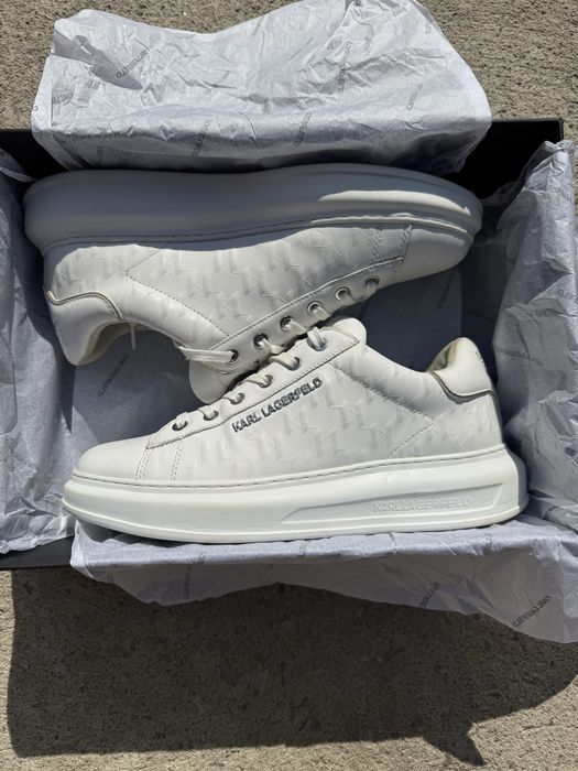 Karld Lagerfeld K/Monogram Kapri White