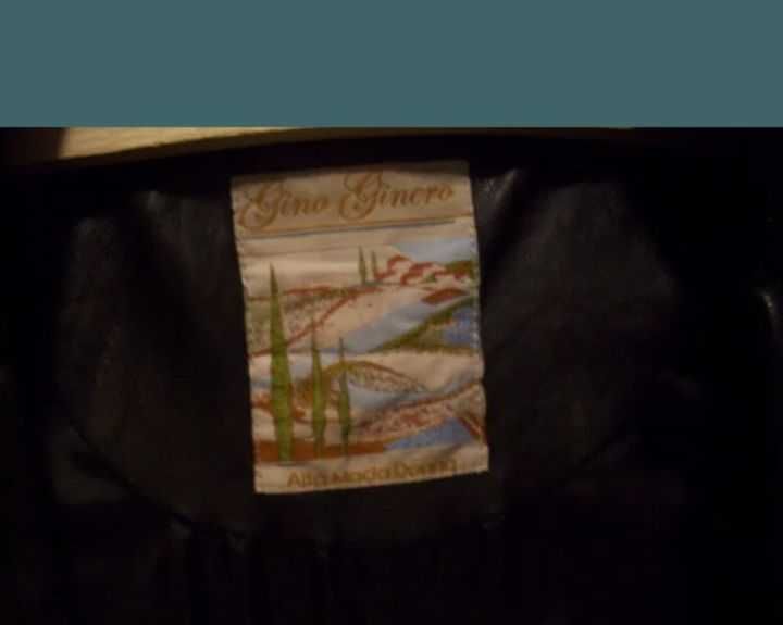 Sacou piele negru dama mar M- L