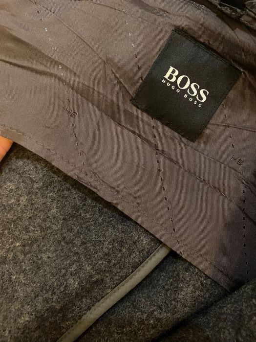 Мъжко палто от кашмир и вълна на Boss