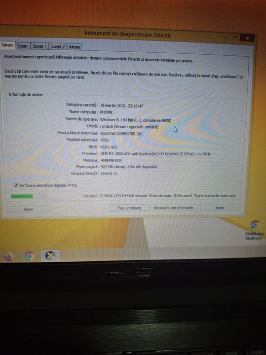 Vand laptop Asus x55ij